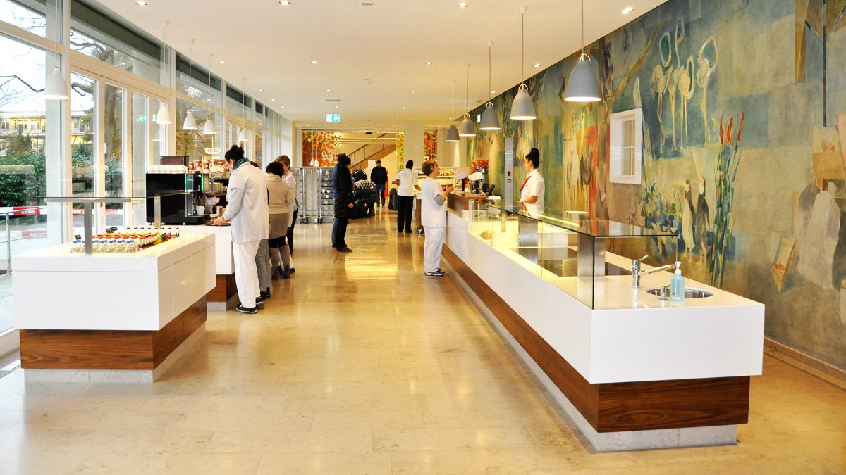 Interior view of the Giardino restaurant